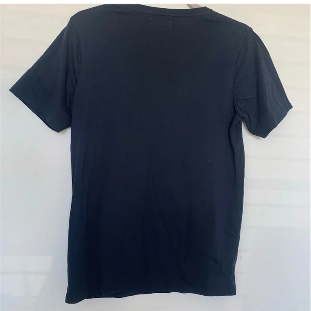 NWT Anthropologie Saturdays T-shirt top origami XSmall blue short sleeves tee